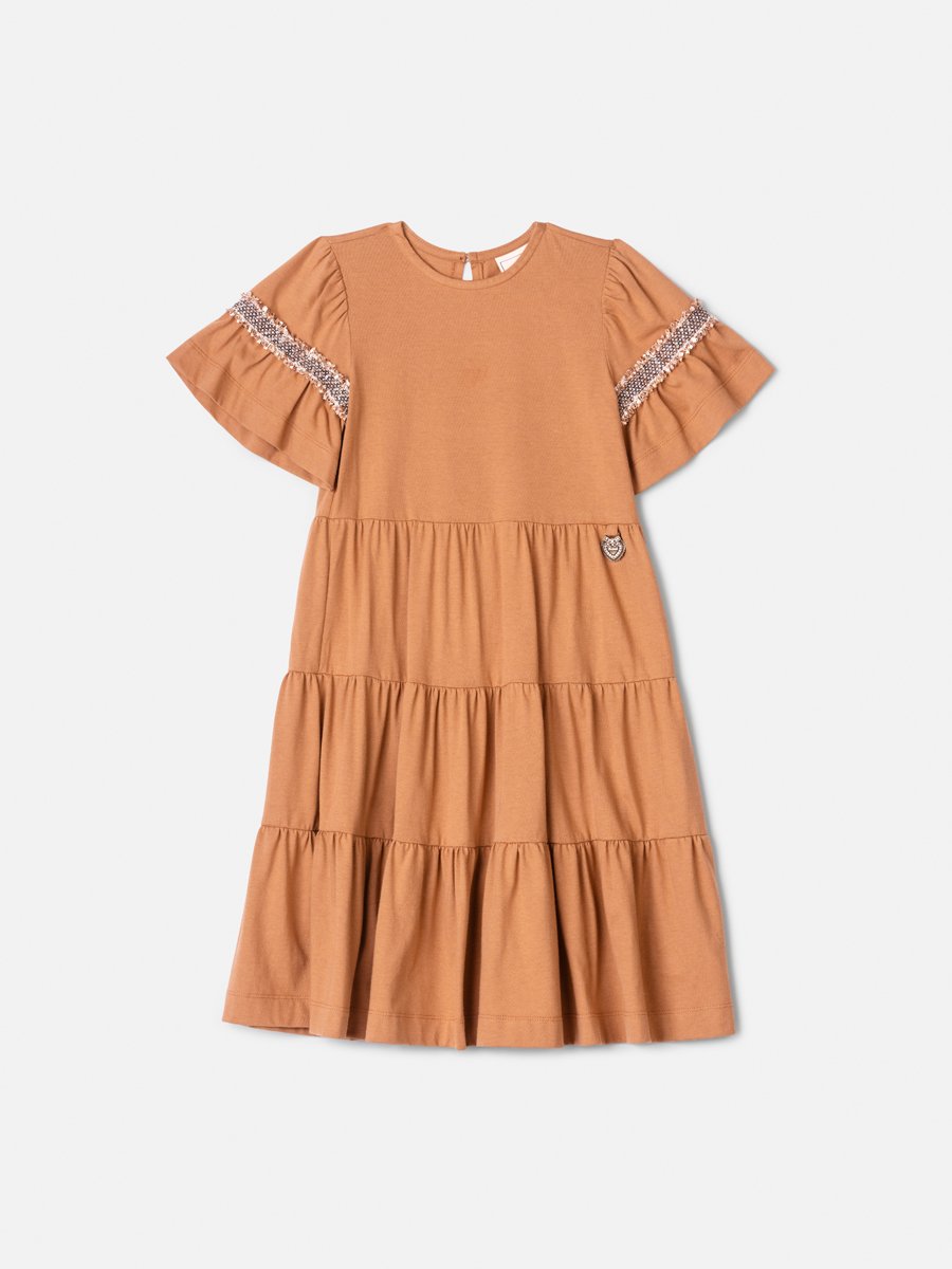 Animê Marias Children's Dress with Ruffled Sleeves
