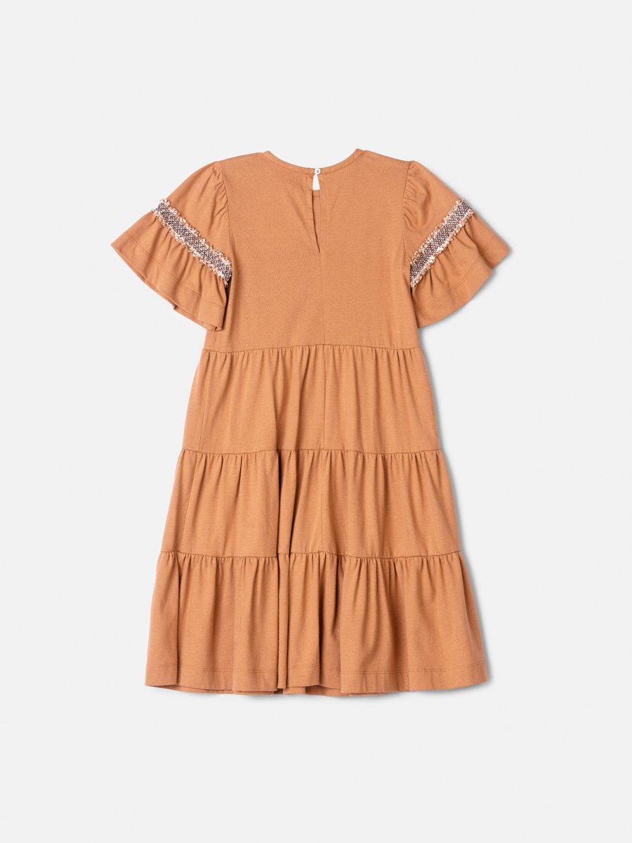 Animê Marias Children's Dress with Ruffled Sleeves