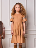 Animê Marias Children's Dress with Ruffled Sleeves