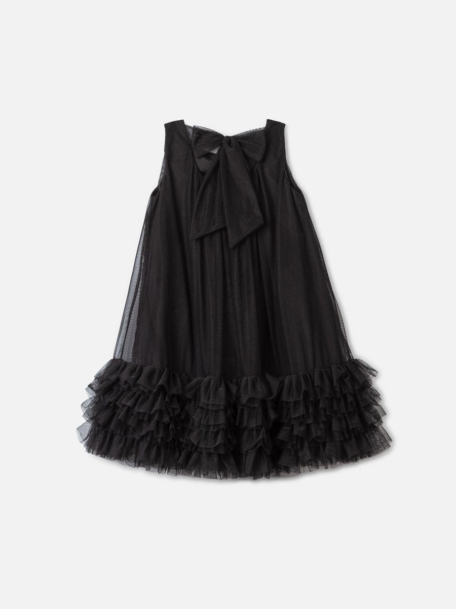 Girls' Anime Tulle Dress with Ruffles