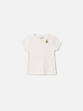 Children's Animê Girl's Ribbed Blouse with Pendant