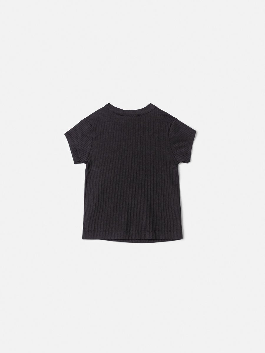 Children's Animê Girl's Ribbed Blouse with Pendant