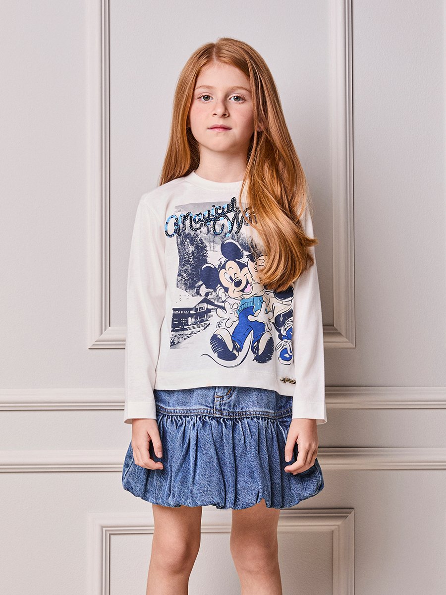 Children's Blouse Anime Girl Long Sleeve Couple Mouse
