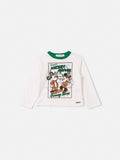 Animê Girls' Top – Long Sleeve Mickey & Minnie Top