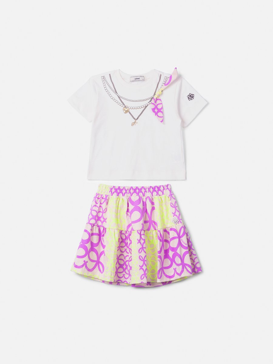 Children's Set with Rococo Print