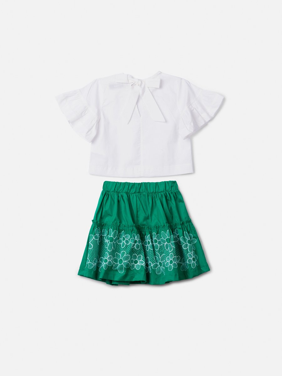 Children's Tricoline Set with Embroidery
