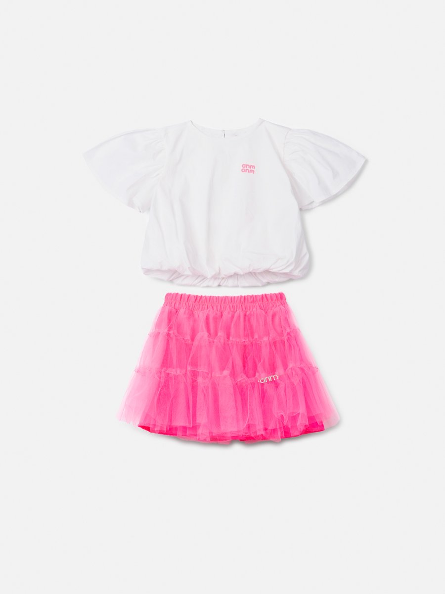 Children's Tulle Set with Ruffles