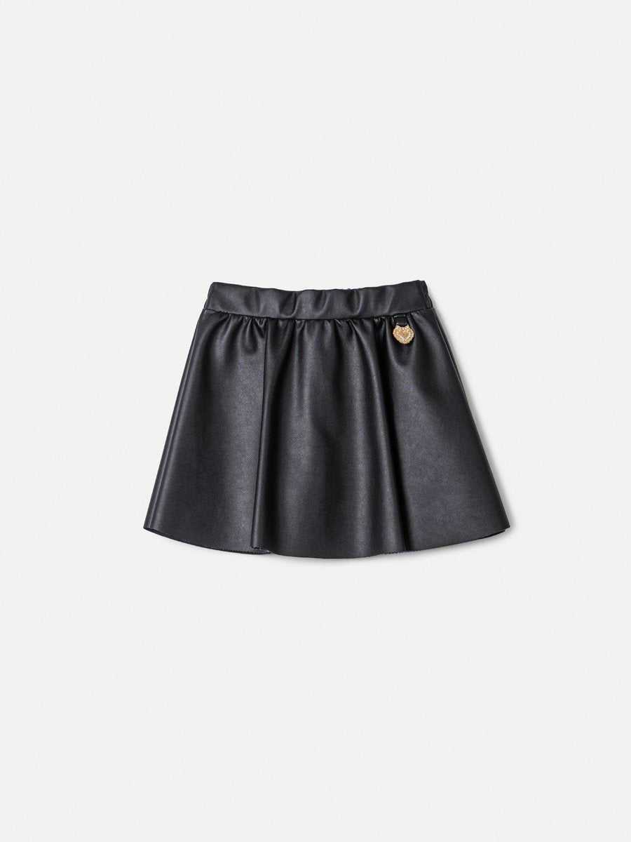 Children's Skirt Anime Girl Fake Leather with Pendant
