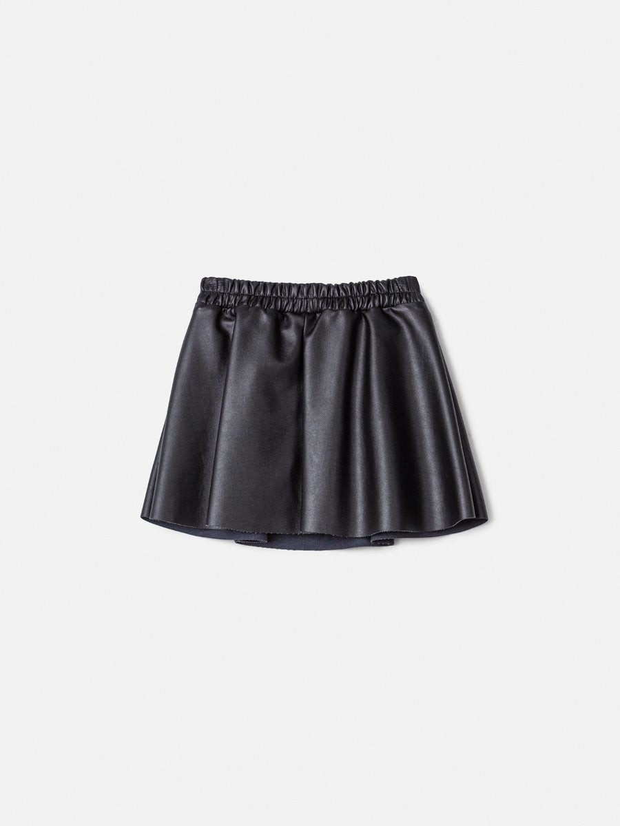 Children's Skirt Anime Girl Fake Leather with Pendant