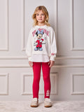 Children's Anime Girl Minnie Sweatshirt Set