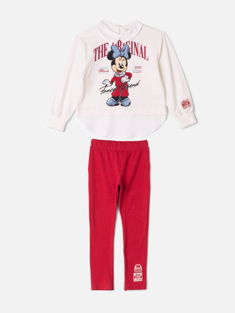 Children's Anime Girl Minnie Sweatshirt Set