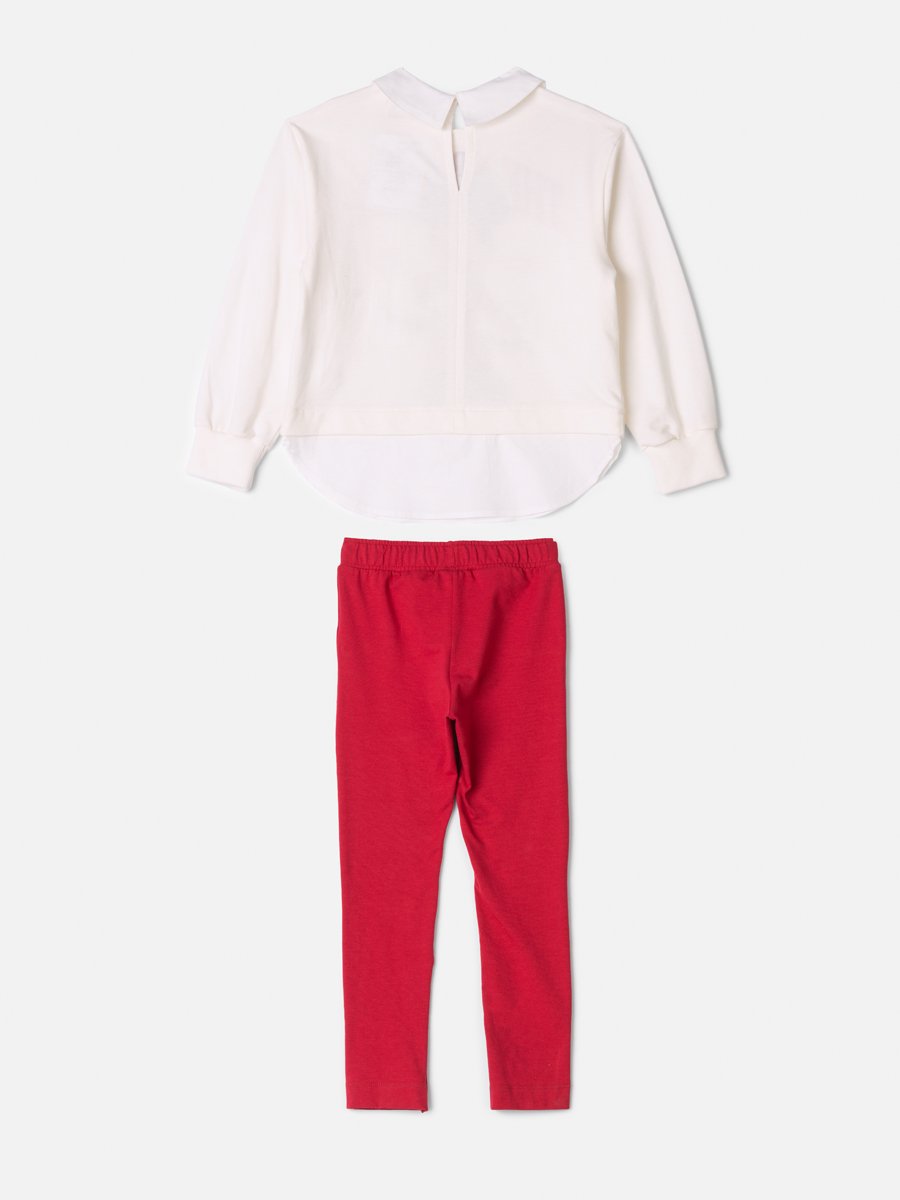 Children's Anime Girl Minnie Sweatshirt Set