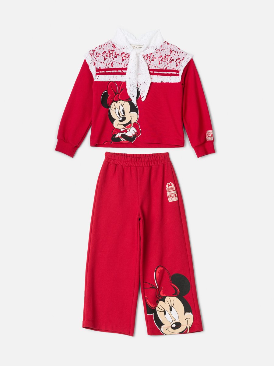 Minnie Anime Girl Children's Set with Lace