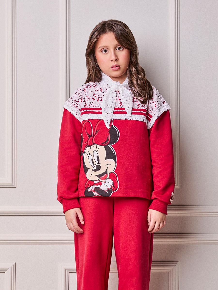 Minnie Anime Girl Children's Set with Lace