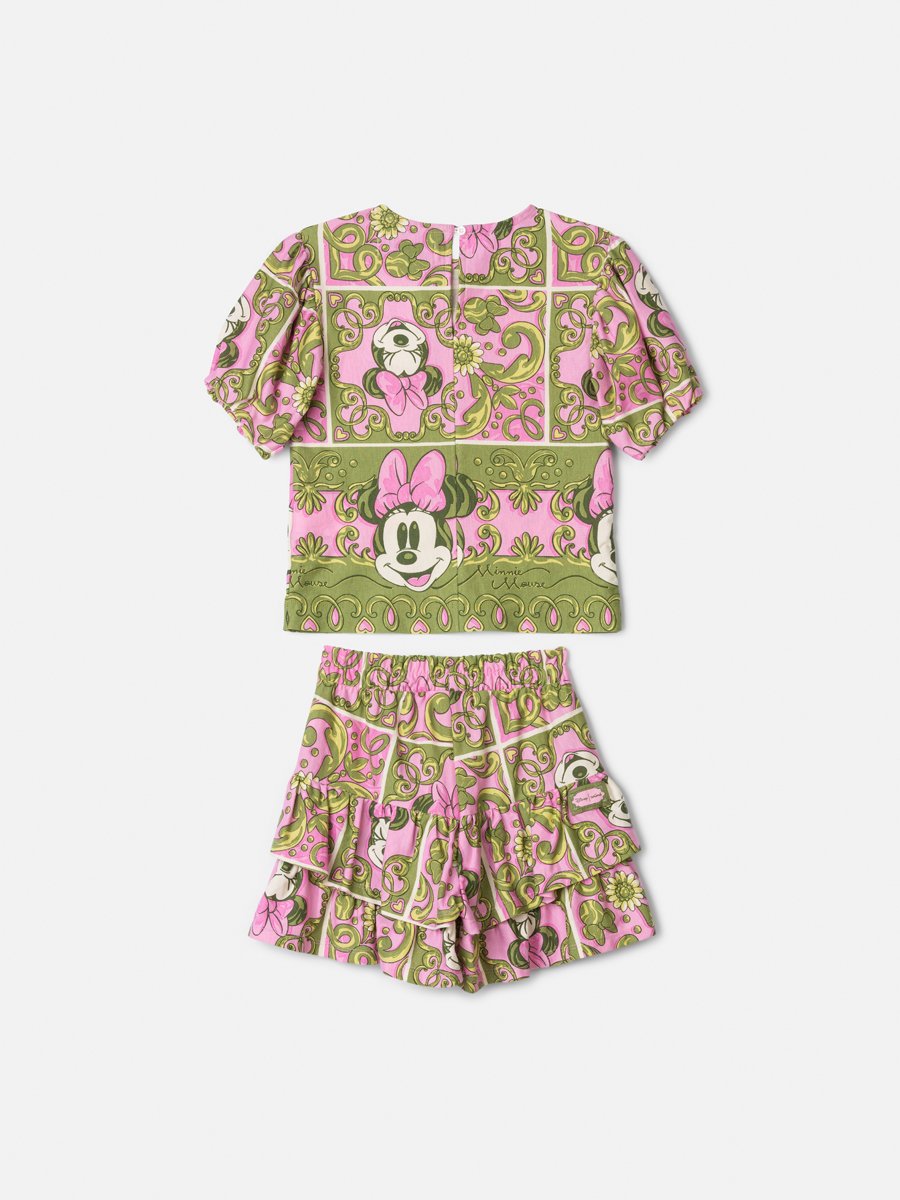 Minnie Anime Girl Children's Set with Ruffles