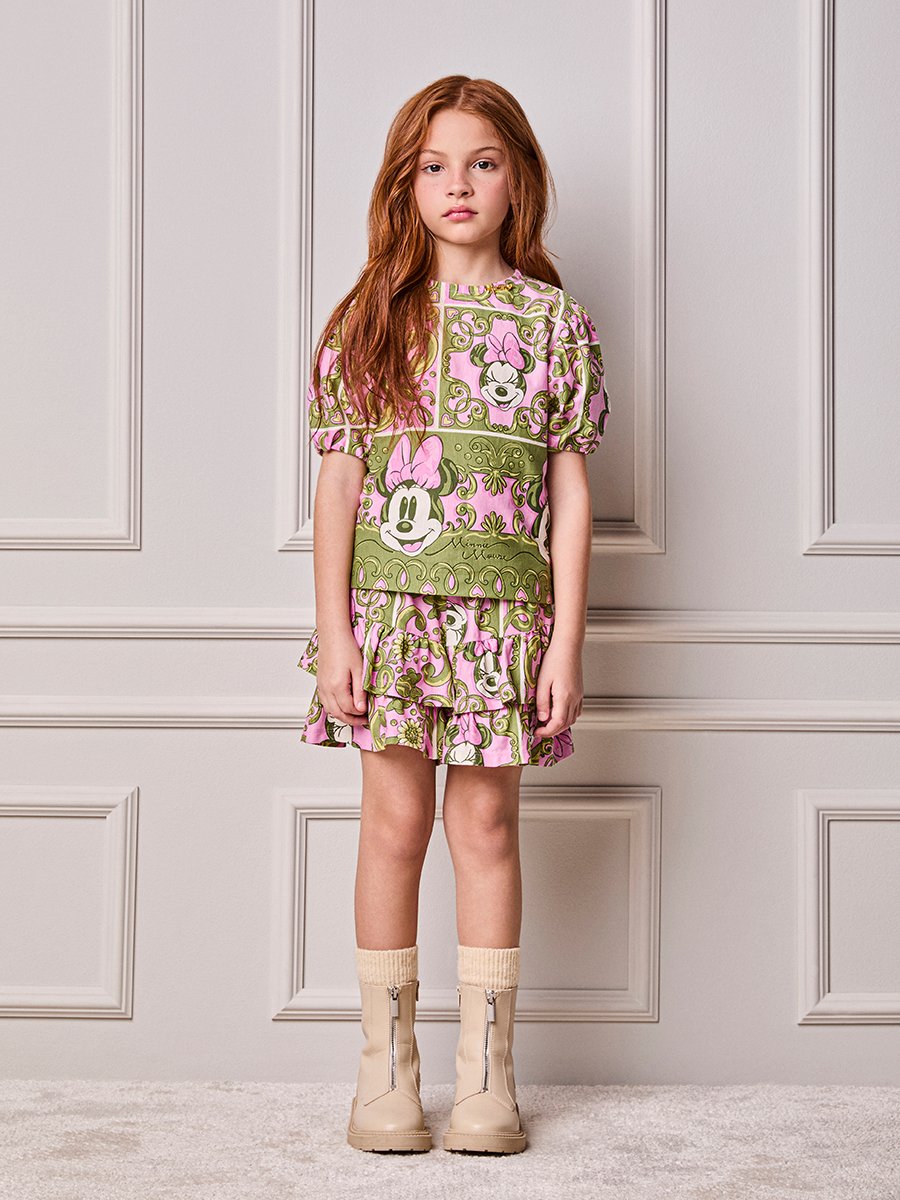 Minnie Anime Girl Children's Set with Ruffles