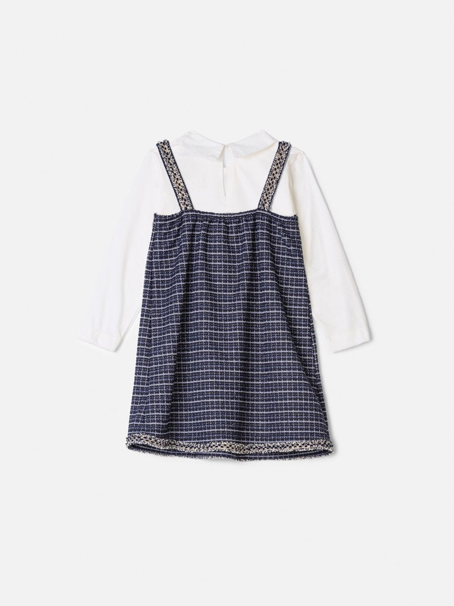 Animê Girls' Set – Shimmer Tweed with Charm