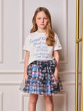 Children's Anime Girl Set Embroidered with Sequins