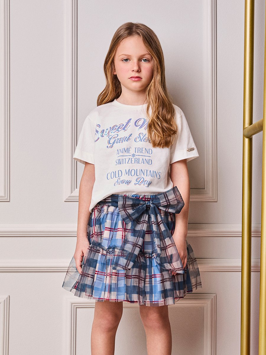 Children's Anime Girl Set Embroidered with Sequins