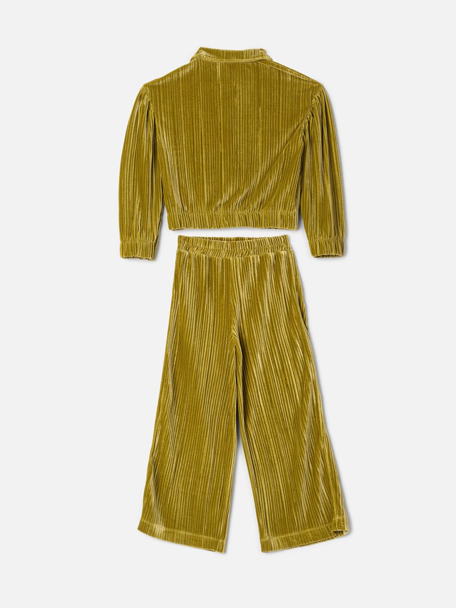 Pleated Velvet Anime Girl Children's Set