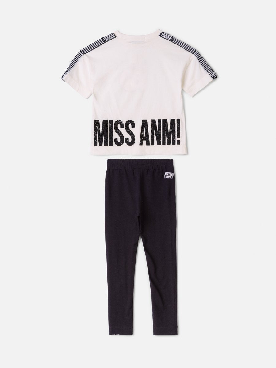 Miss ANM Anime Girl Children's Set with Rhinestones