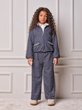 Shine Tweed Anime Girl Children's Set with Pendant