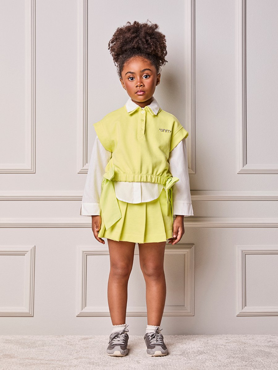 Children's Set Animê Polo with Maxi Bows