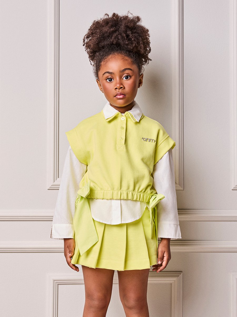 Children's Set Animê Polo with Maxi Bows