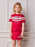 Cherry Anime Girl Children's Set with Lace