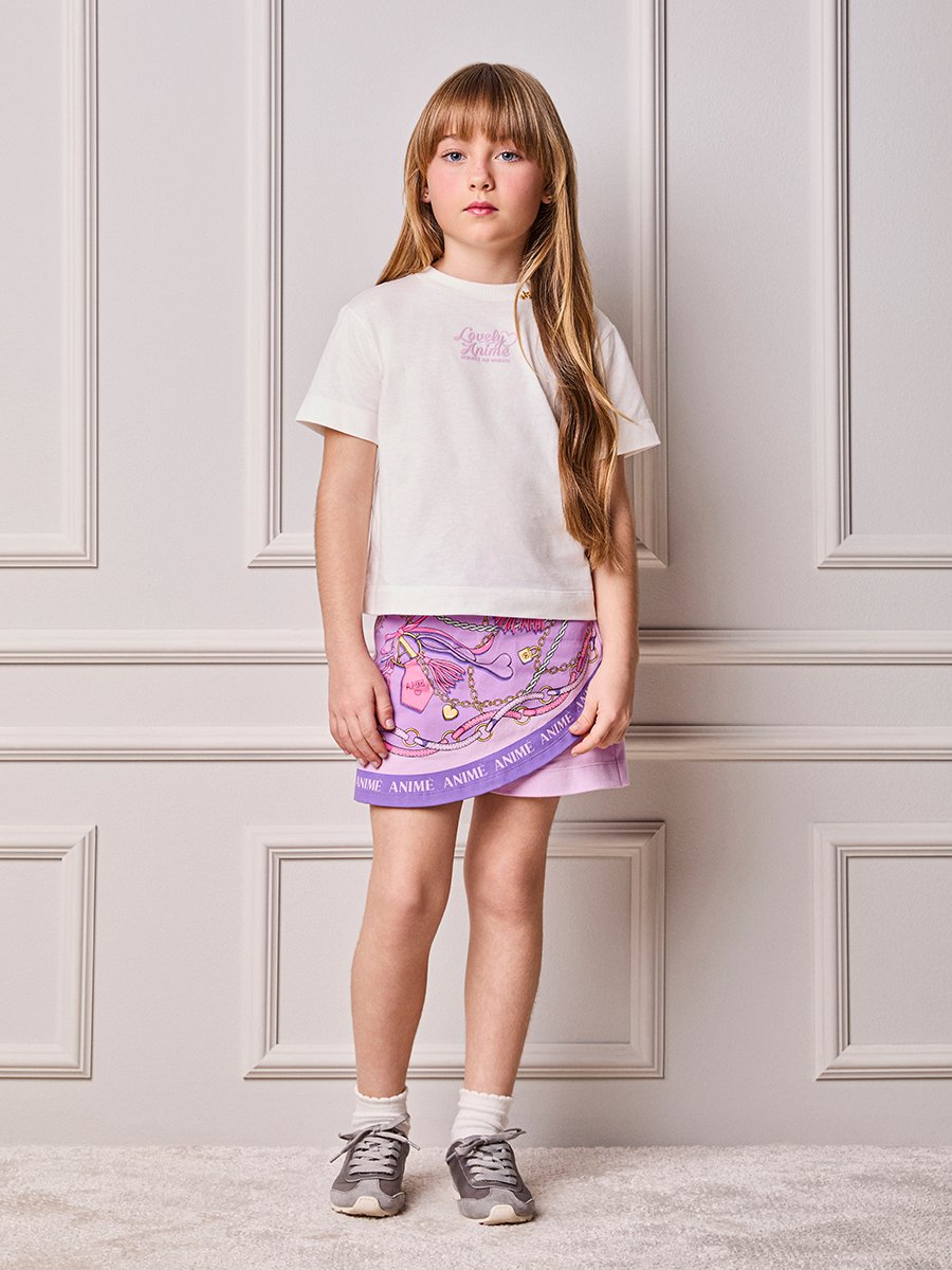 Animê Girls' Set – Scarf Printed