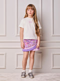 Anime Girl Children's Set with Printed Scarf