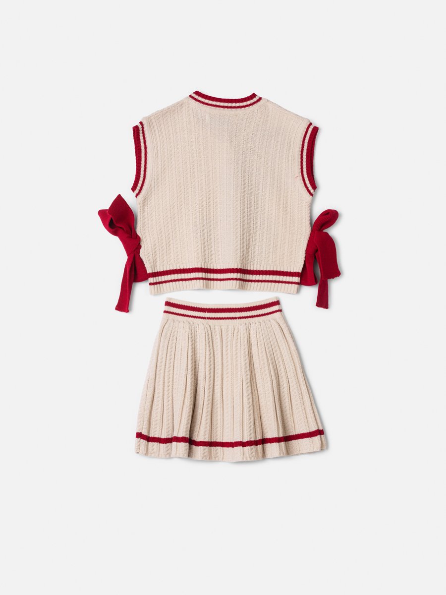 Minnie Anime Knitting Girl Children's Set