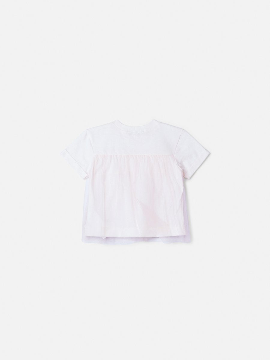 Off White Blouse with Balloon Sleeves