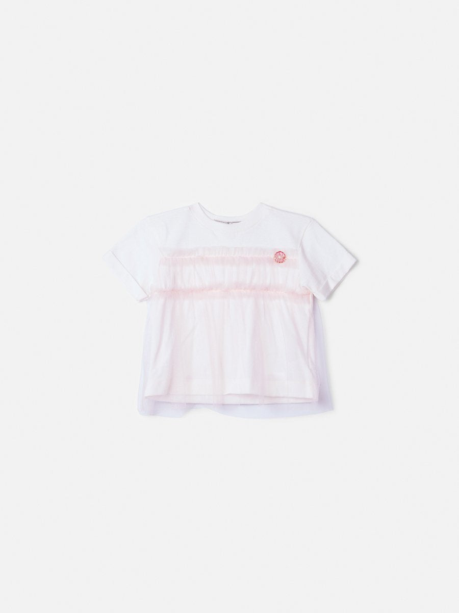 Off White Blouse with Balloon Sleeves