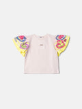 Children's Blouse with Printed Sleeves