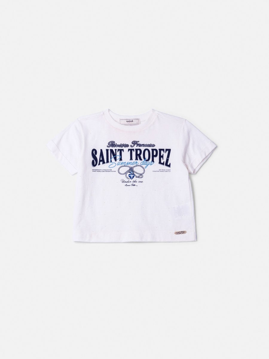 Summer Days Children's T-Shirt with Rhinestones