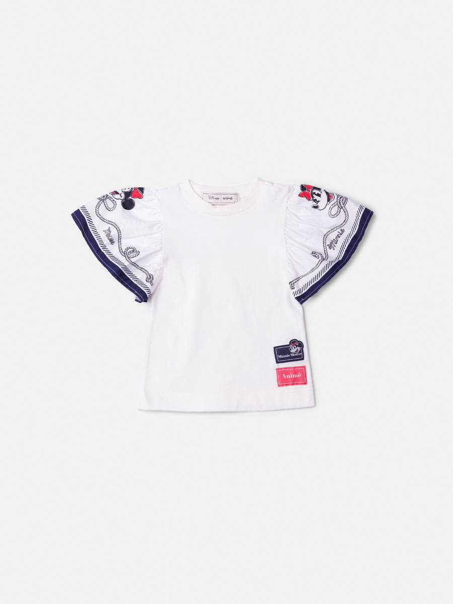 Minnie Children's Blouse with Evasê Sleeves