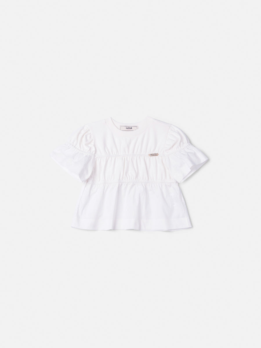 Children's Blouse with Ruffles