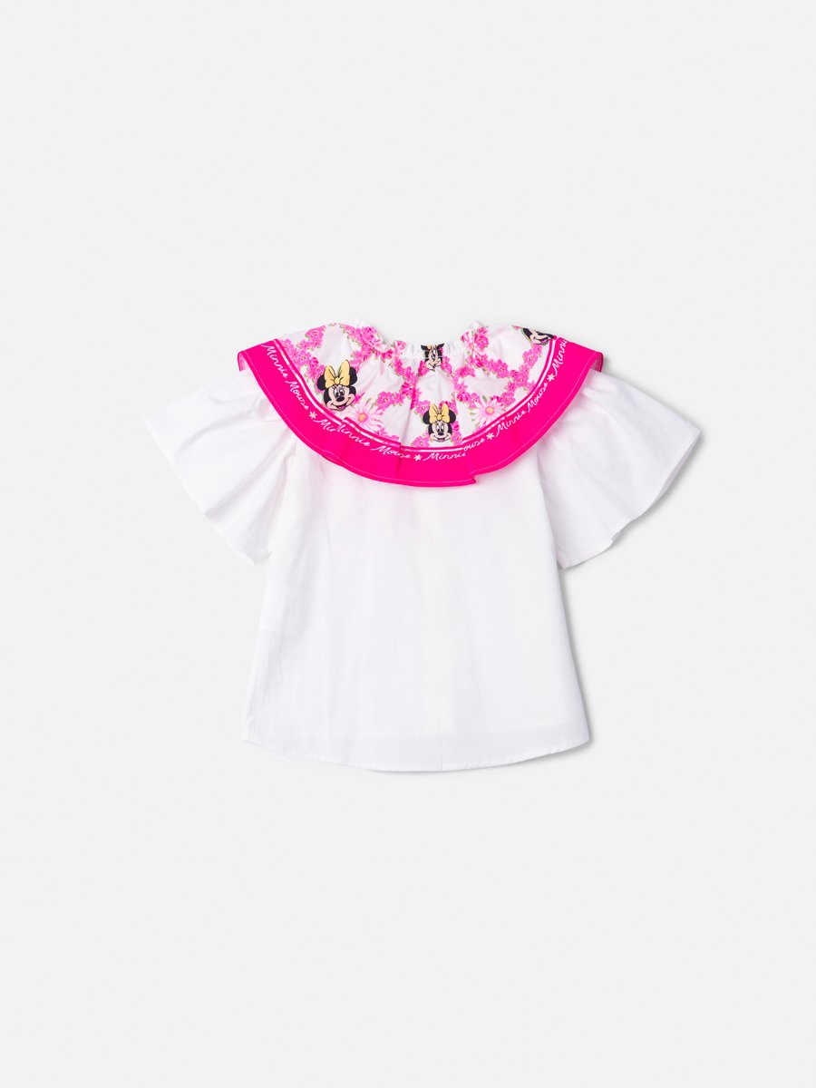 Minnie Pink Maxi Collar Shirt