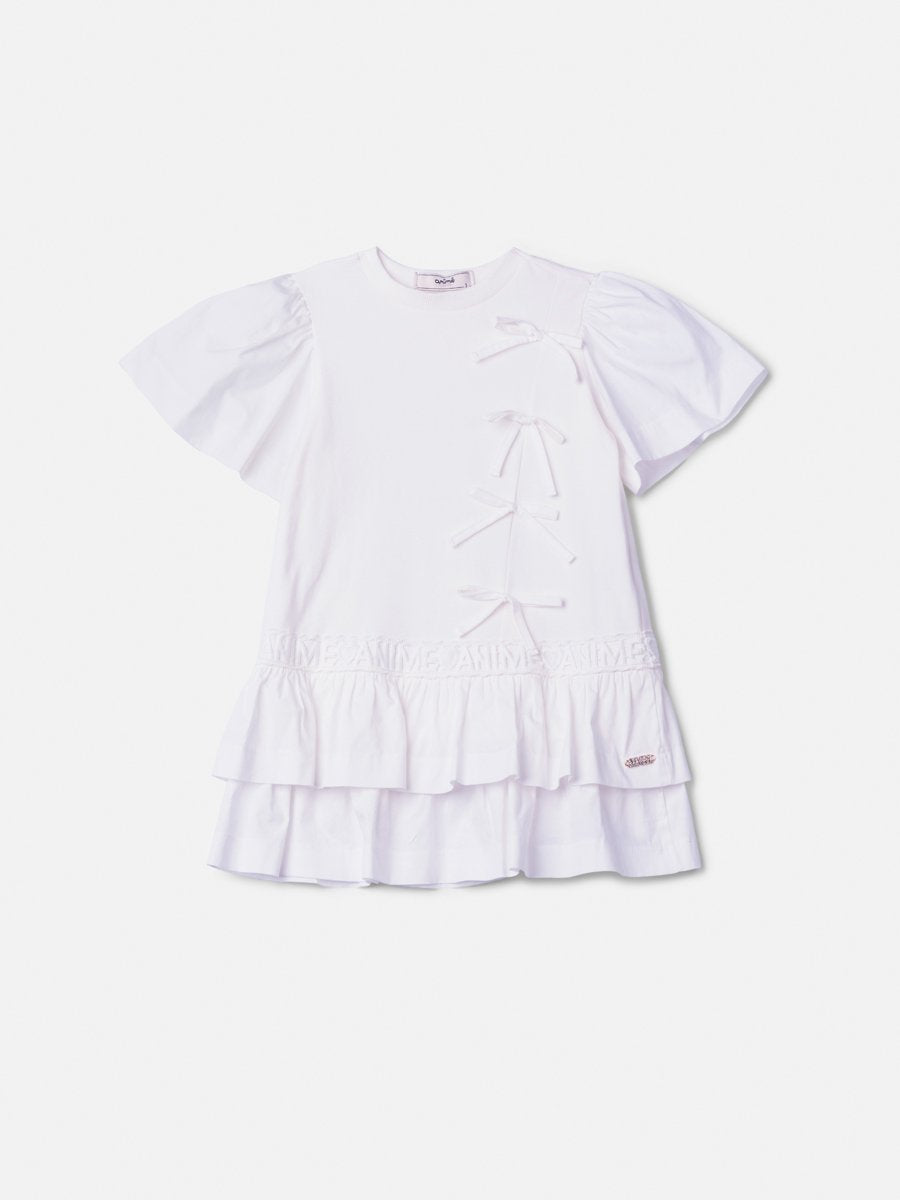 Children's Dress with Bows and Ruffles