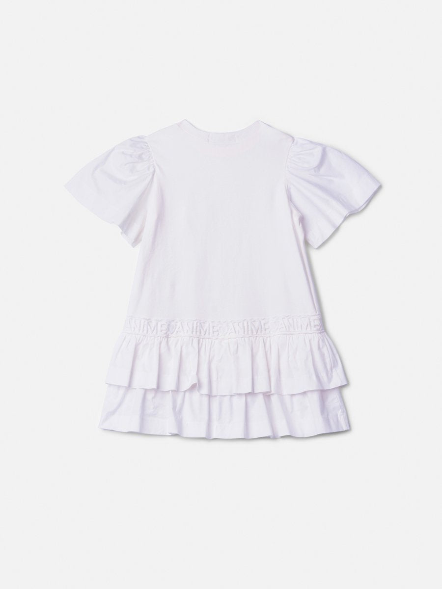 Children's Dress with Bows and Ruffles