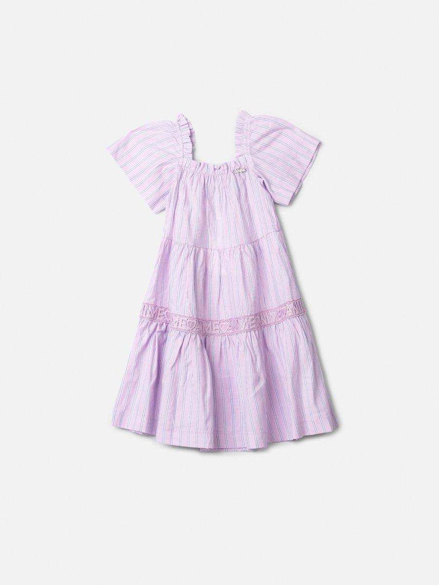 Marias Lilac Striped Children's Dress
