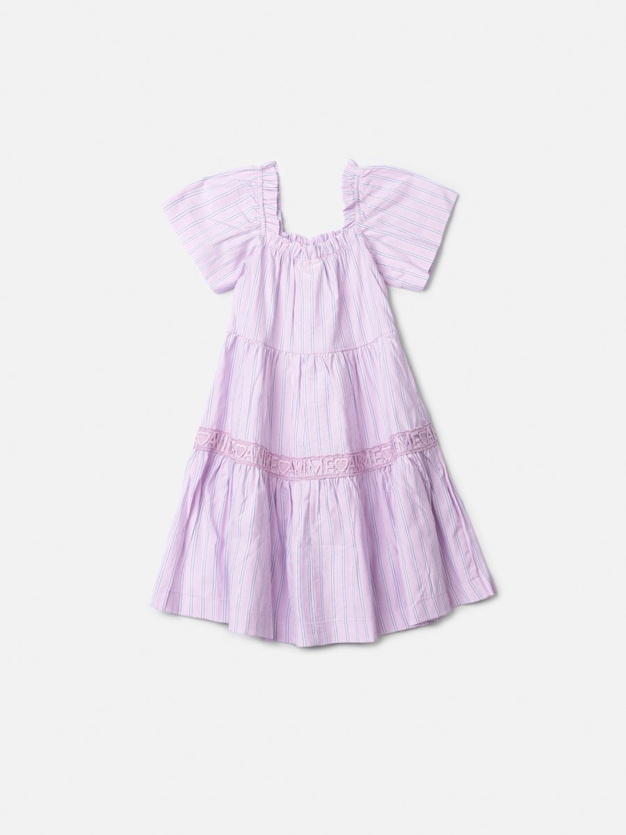 Marias Lilac Striped Children's Dress