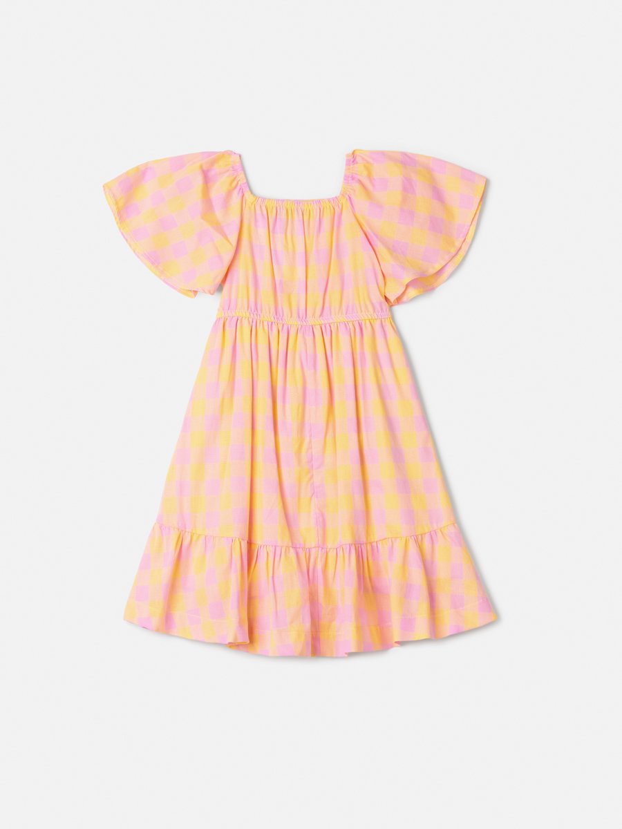Pink Checkered Dress