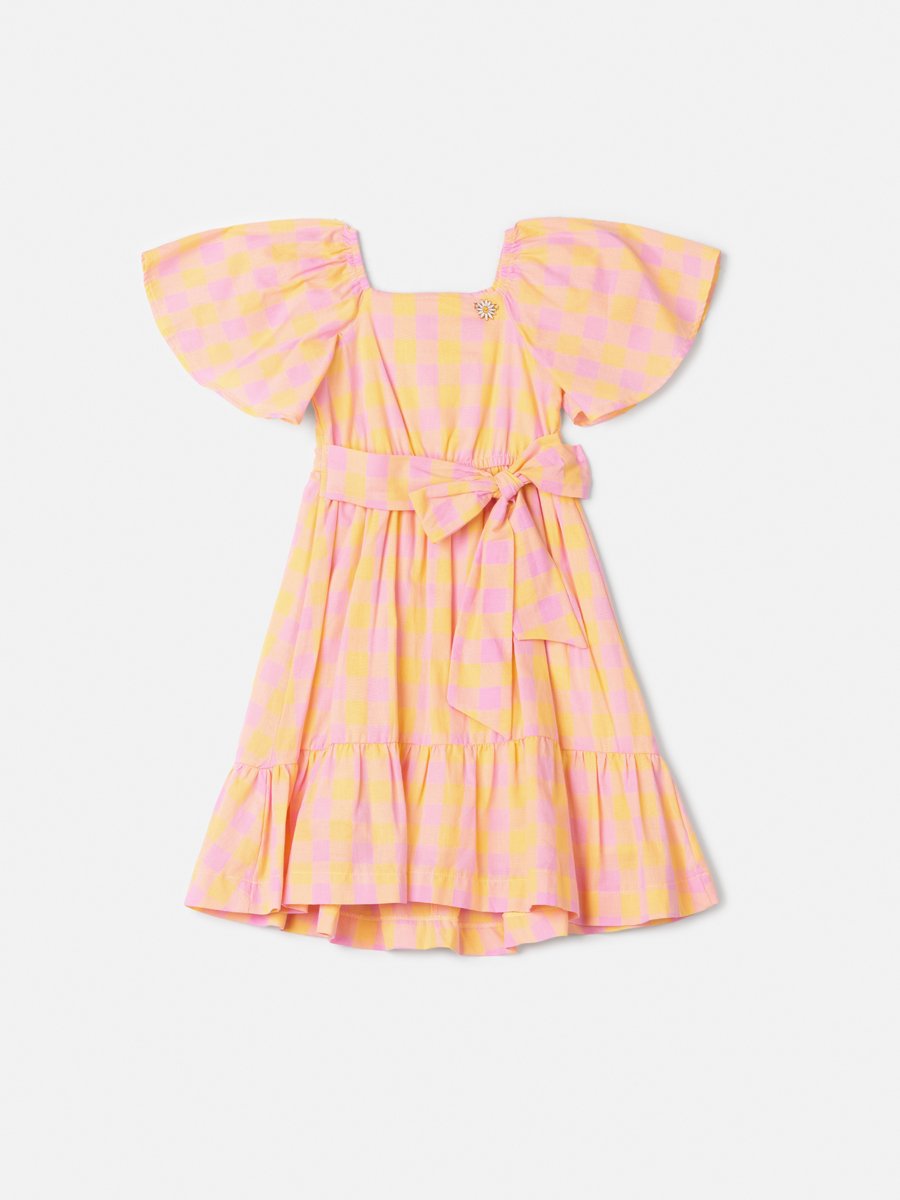 Pink Checkered Dress