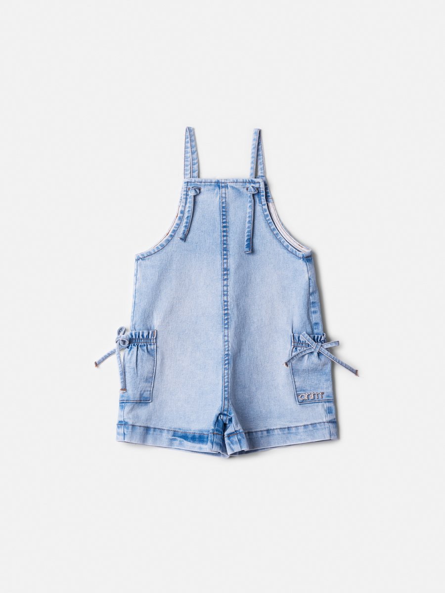 Children's Jeans Overalls with Pockets