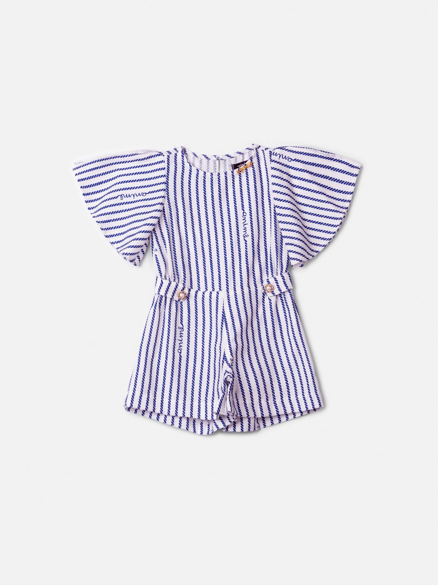 Children's Romper with Pearl Buttons