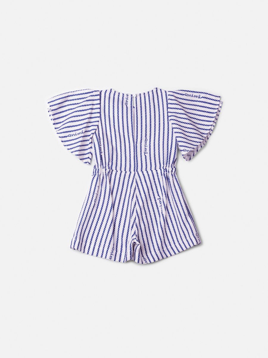 Children's Romper with Pearl Buttons