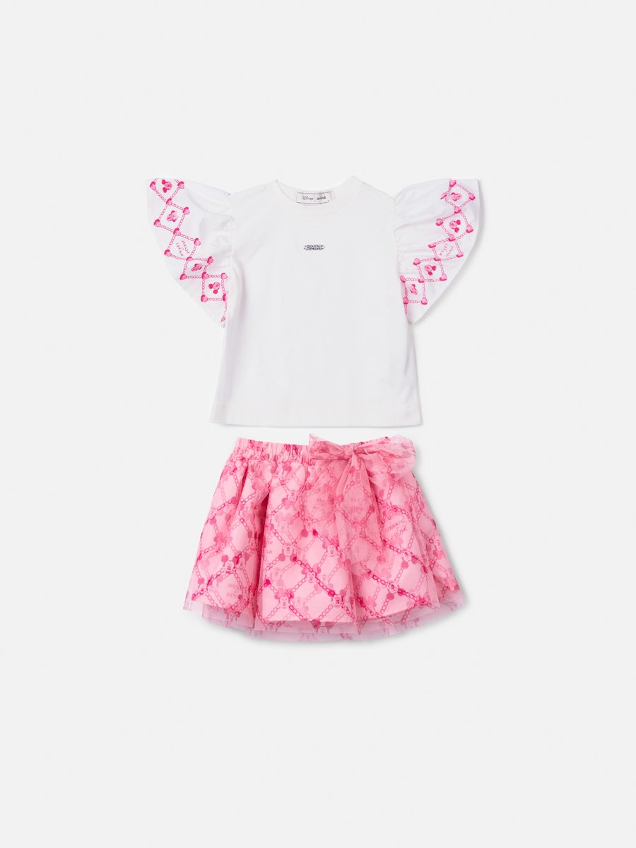 Minnie Disney Children's Tulle Set with Grid