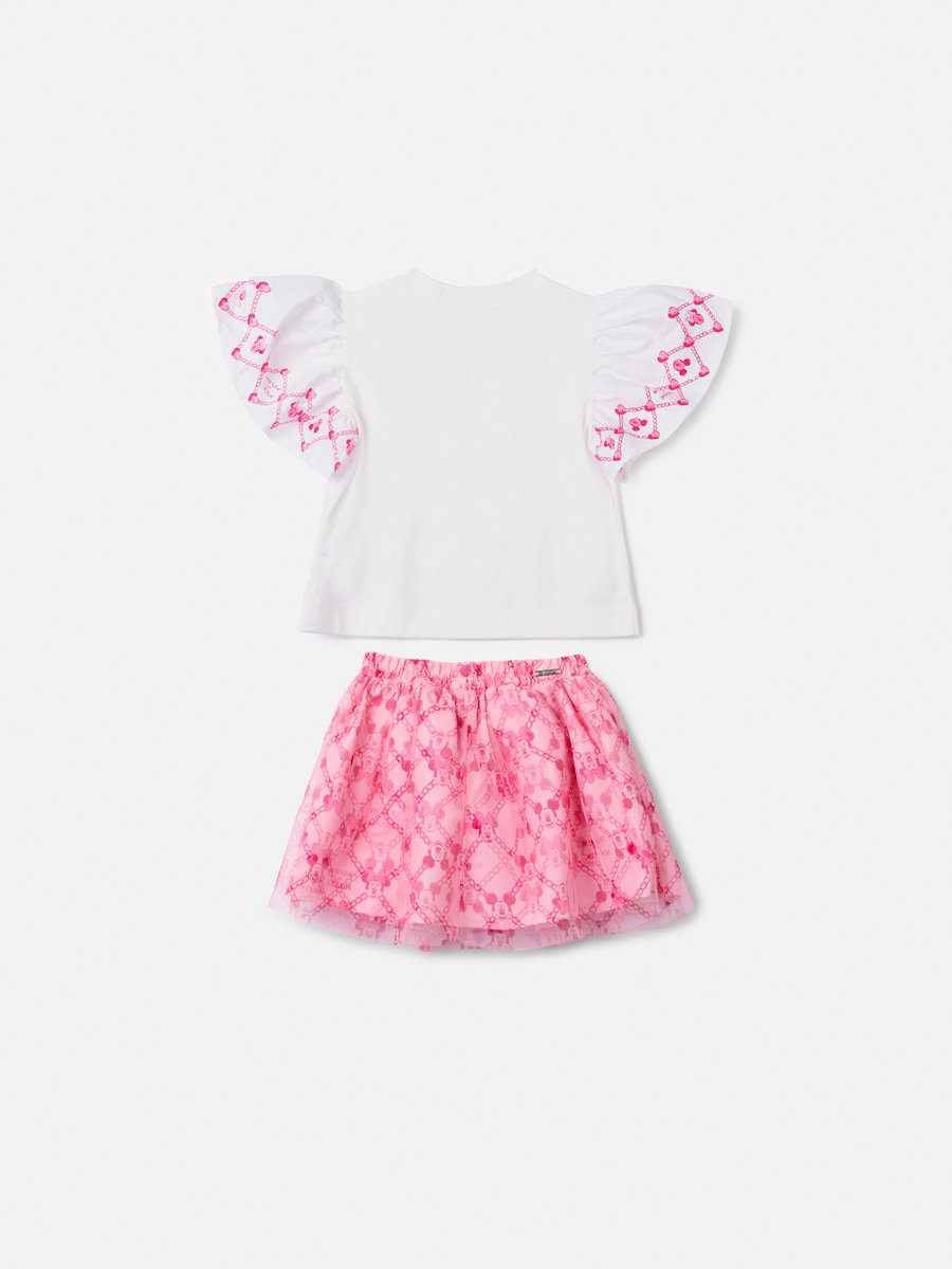Minnie Disney Children's Tulle Set with Grid